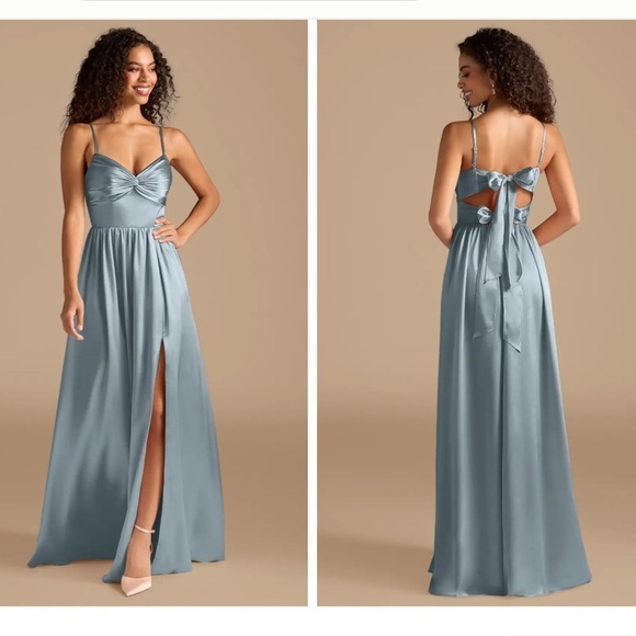 Azazie Dresses & Skirts - Elegant Blue Evening Gown